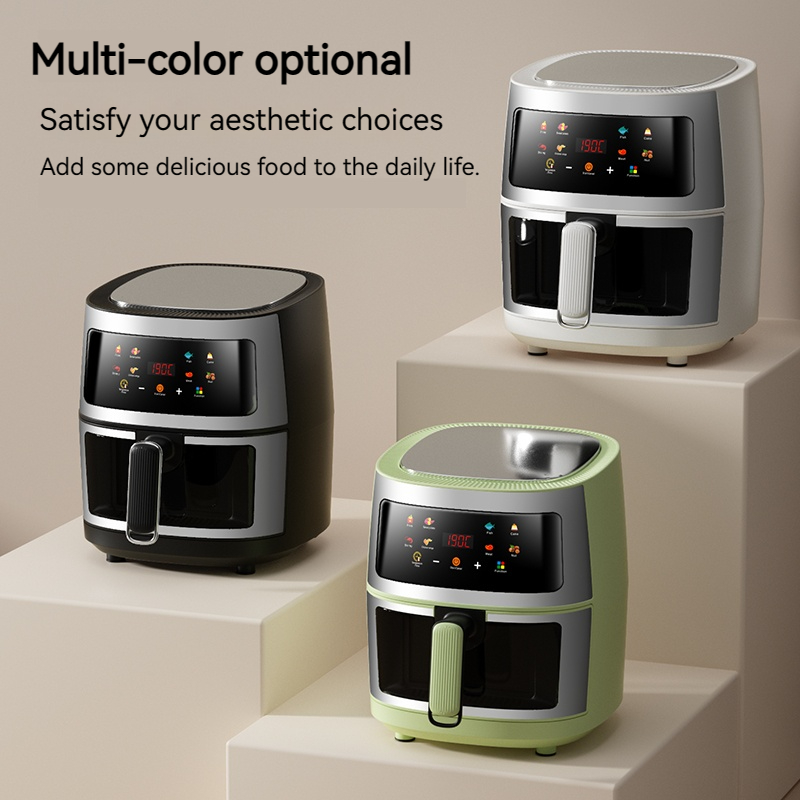 Stainless Steel 4.5L 6L 8L 15L Consumer Reports Best Hot Rack Without Oil As Seen As Silver crest Air Fryer Without Oil