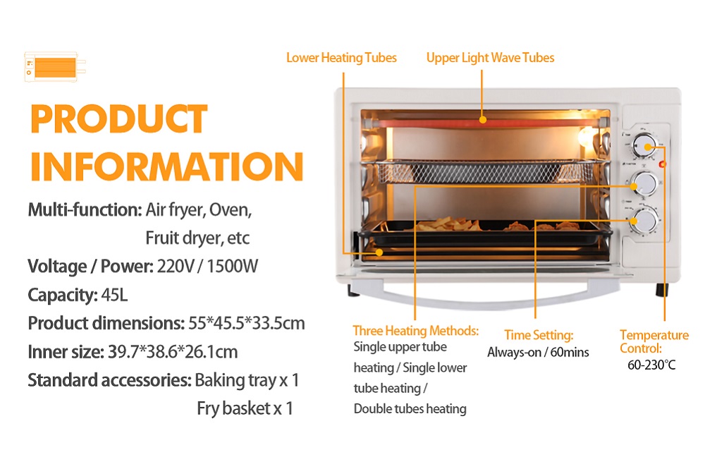 Air Fryer Oven Detail