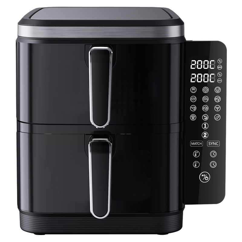 2800W 12 13 14 15 Liter Dual Layer Basket Digital Freidora De Aire 10L 11L 12L Smart Double Stack Air Fryer
