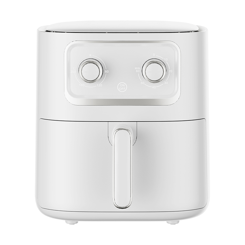 HALEY 10L Air Fryer 3200W All White Mechanical Dual Knob 360&deg; Hot Air Circulation No Oil Healthy Cooker Large Capacity OEM ODM