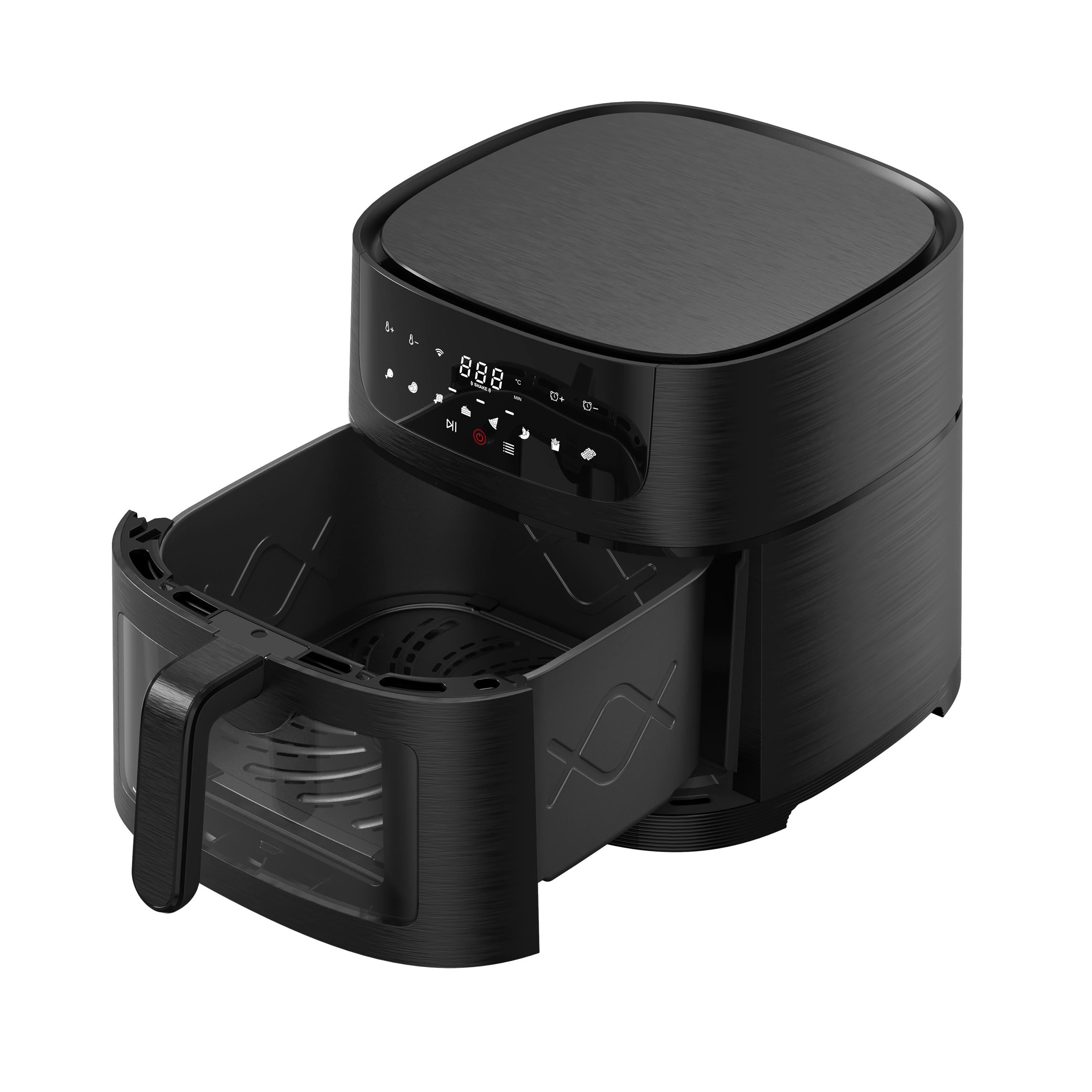 2025 New Hot Sale 8L Window Wifi Grill Air Fryer Consumer Reports Hot Selling Mini Rack Air Fryer Without Oil Digital Smart