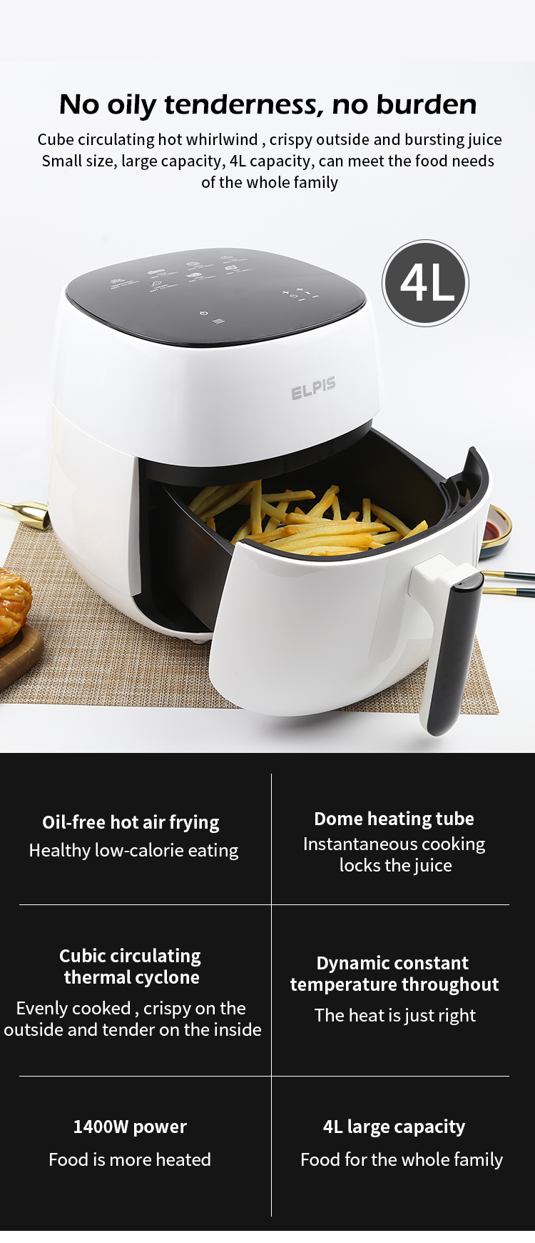 Air Fryer Inner Detail