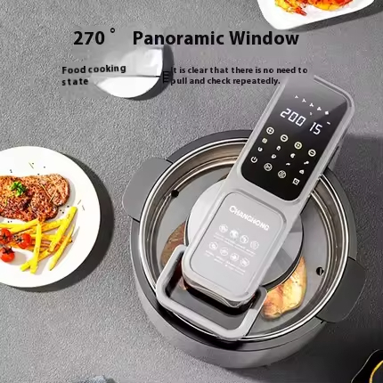 Compact Steam 8L Air Fryer with Digital Control for Hotel Car RV Commercial Household