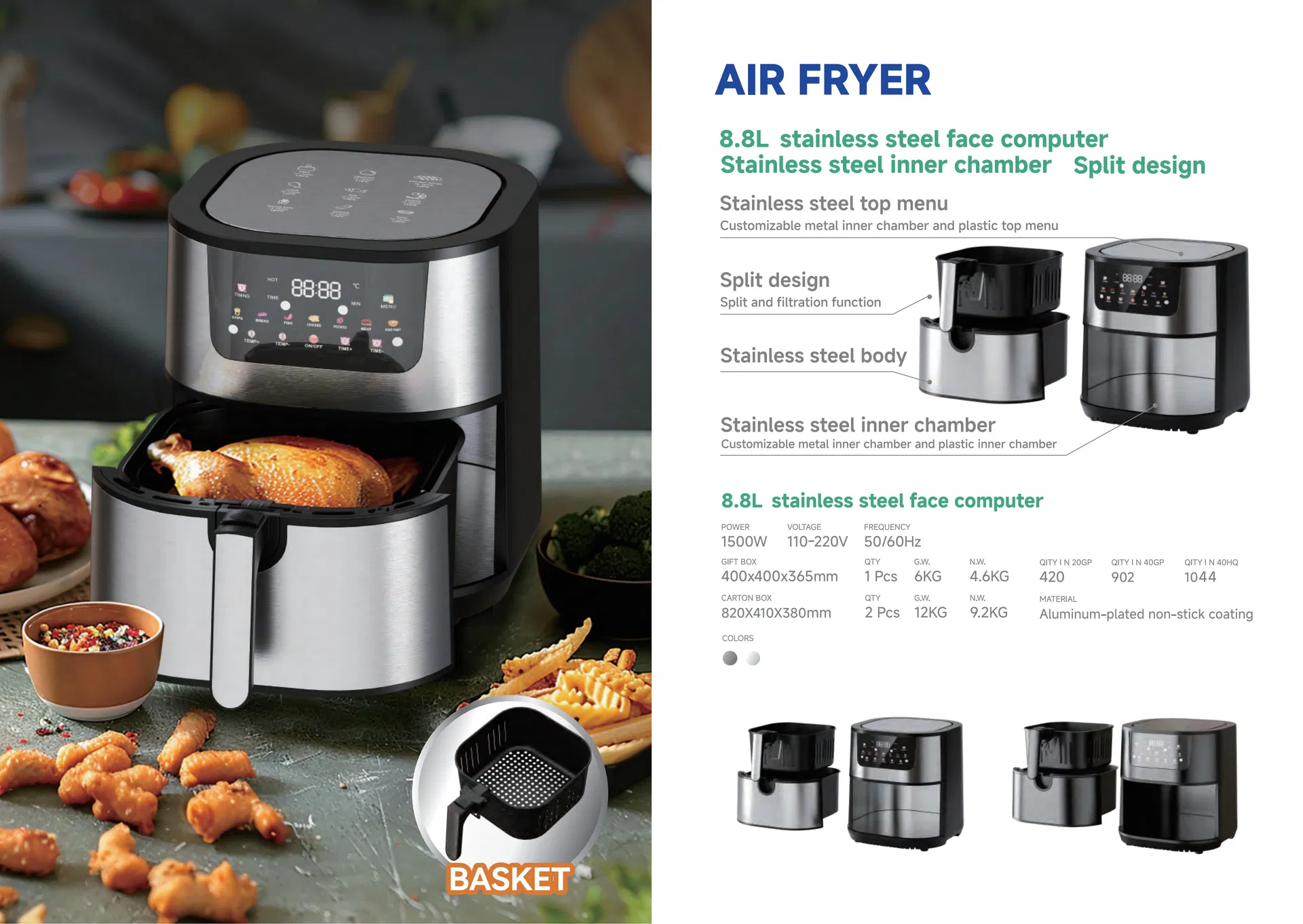 Commercial Grade Air Fryer Detail 4