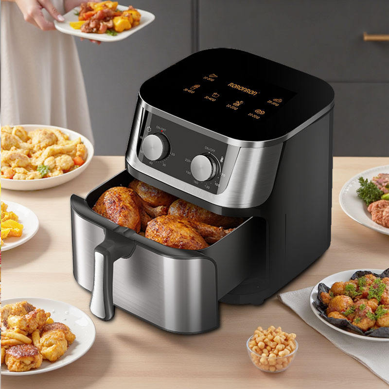 In Stock Big Capacity 10L Electric Cooker Oil Free Hot Stainless Steel Air Deep Fryer Digital Machine Oven Air Fryers