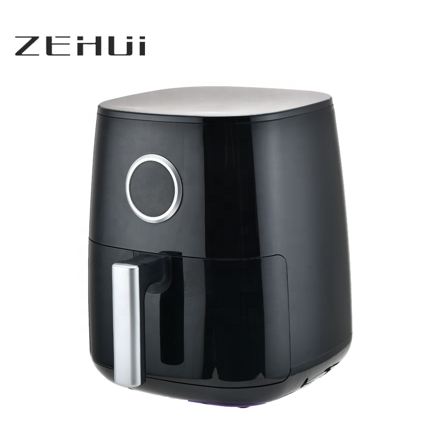 New High Speed Easy Clean 4L Electric 1250/1300W Square Digital Plastic Air Fryer LCD Display Non-Stick Overheat Protection for