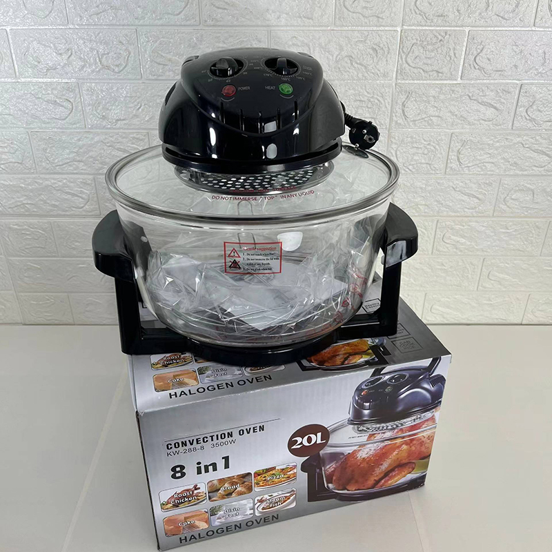 12L Mechanical Control Single Pot Home Air Fryer Manual Deep Fryer Without Oil with Viewable Window KA33001