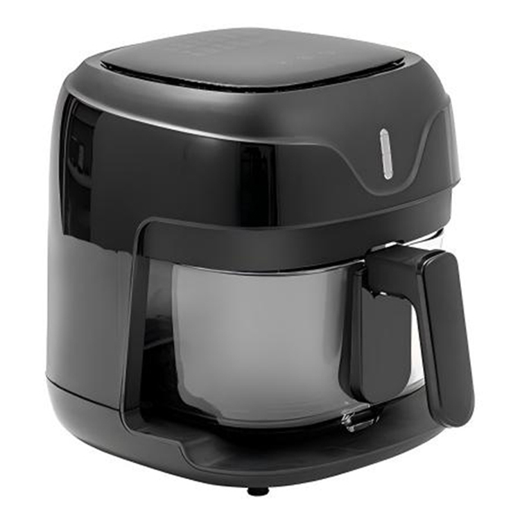 Kitchen Multifunctional 3L 5L Electric Stainless Steel Digital Touch Screen Smart Glass Air Fryer Non Toxic