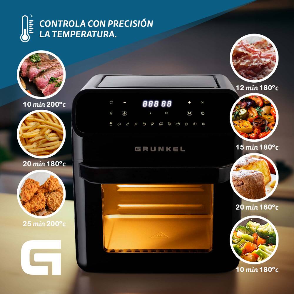 Grunkel Air Fryer 12L 1500W Digital Control Multi Function Oven