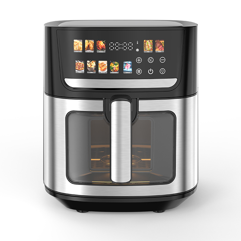 High Power Fast Heating Intelligent air Fryer Multifunctional Fully Automatic Electric Fryer for Frying French Fries and Chicken