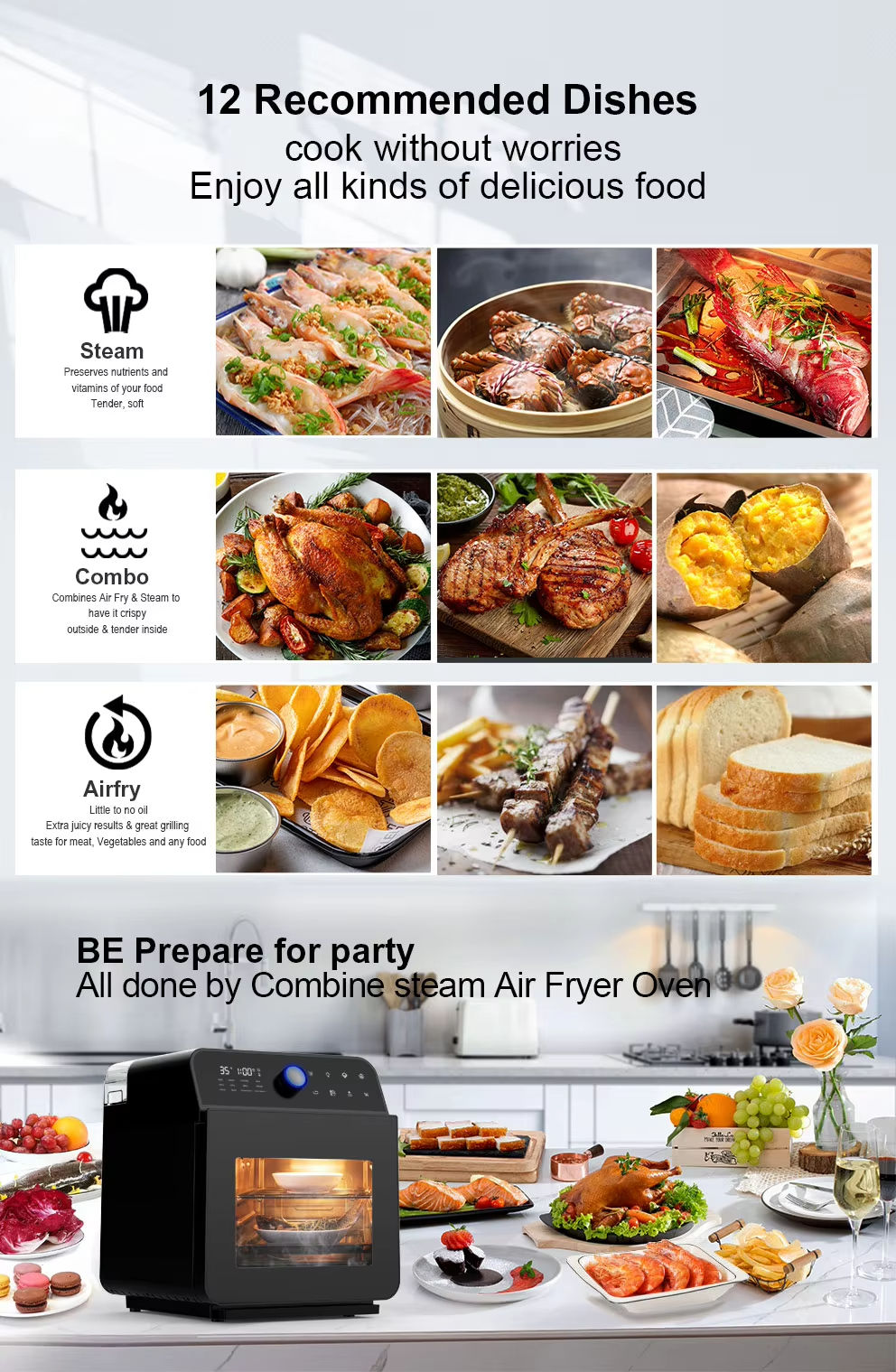 Electric Air Fryer Detail 2