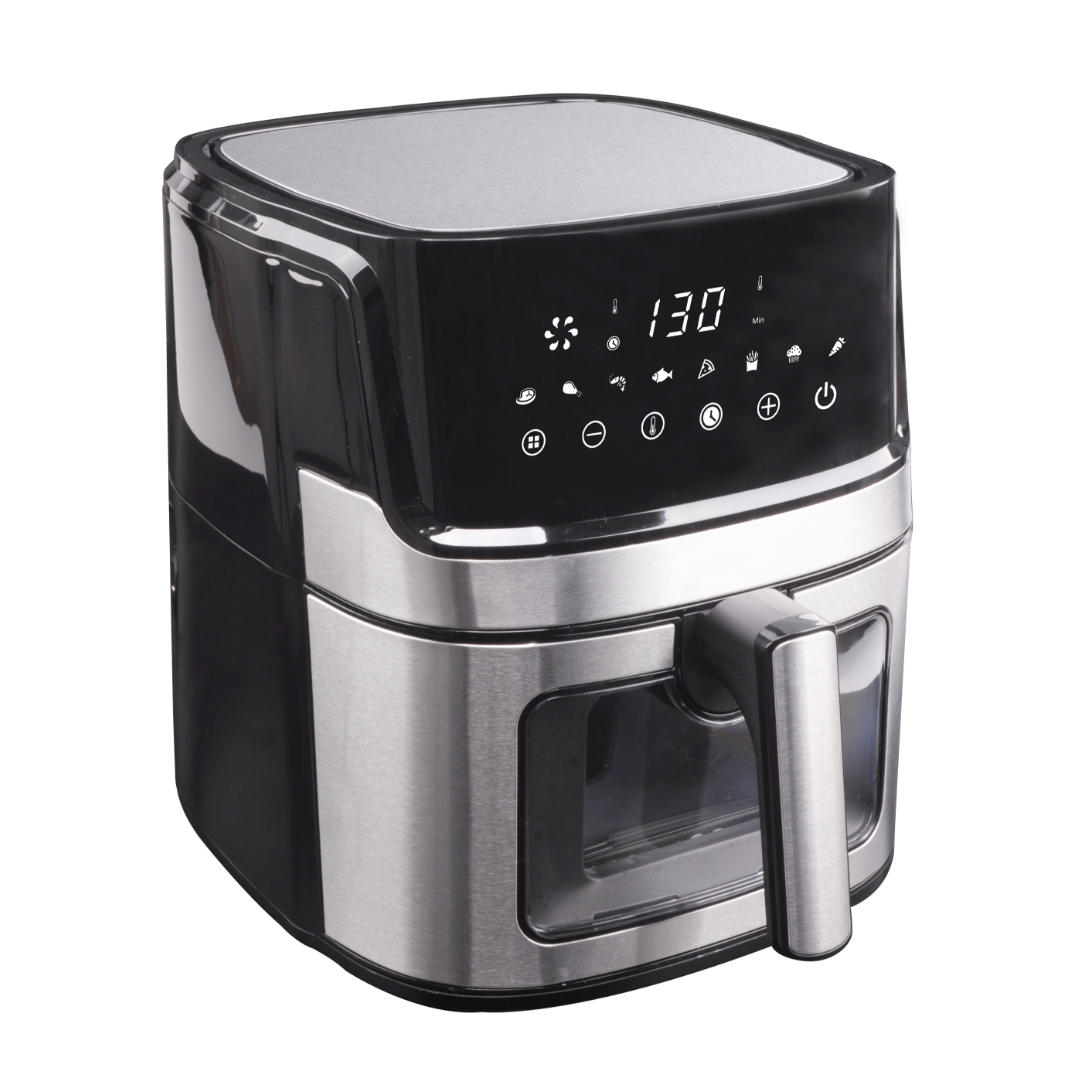 Smart 6.5L Wifi Air Fryer Digital Touch Stainless Steel Air Fryer With No Oil and Healthy Cooking
