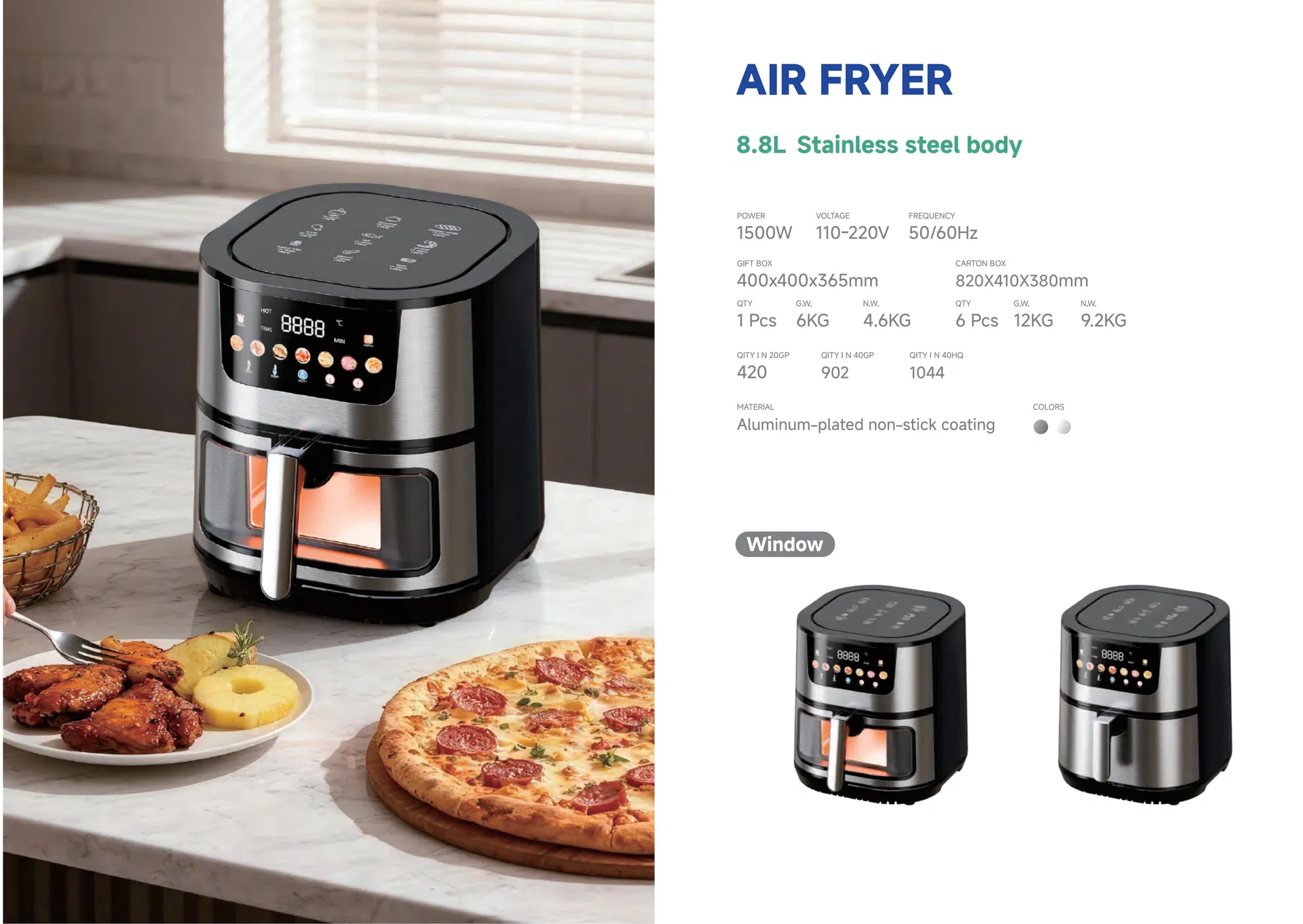 Commercial Grade Air Fryer Detail 5