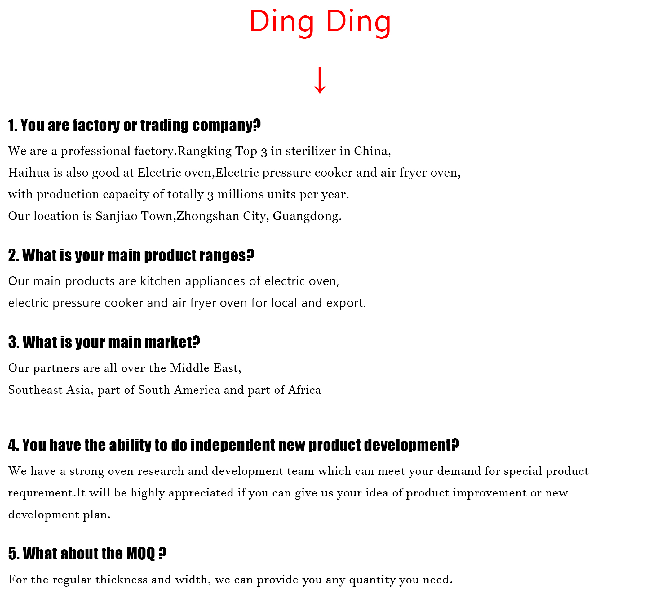 FAQ Banner