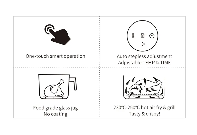 Commercial Air Fryer Digital Control Healthy French Fries Freidora De Aire Kitchen Appliances