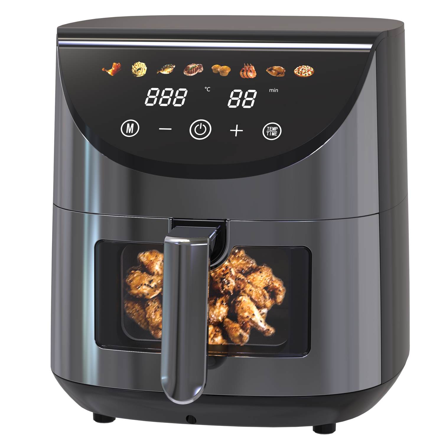 OEM New Electric Air Fryers Fritadeira Eletrica Air Fryer Digital Family Air Fryer 5.5L