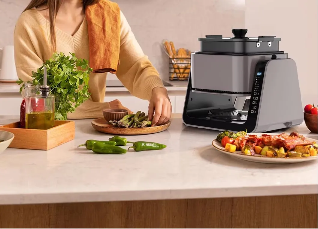 4L Glass Commercial Electric Air Fryer for Cooking