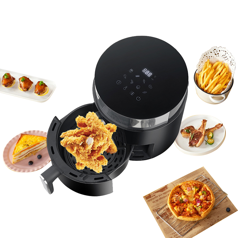 2.5L Electric Digital Air Fryer Oven with Cooking Preset Rotisserie Dehydrator Oil Less Cooker Multi-Function Air Fryer Toaster