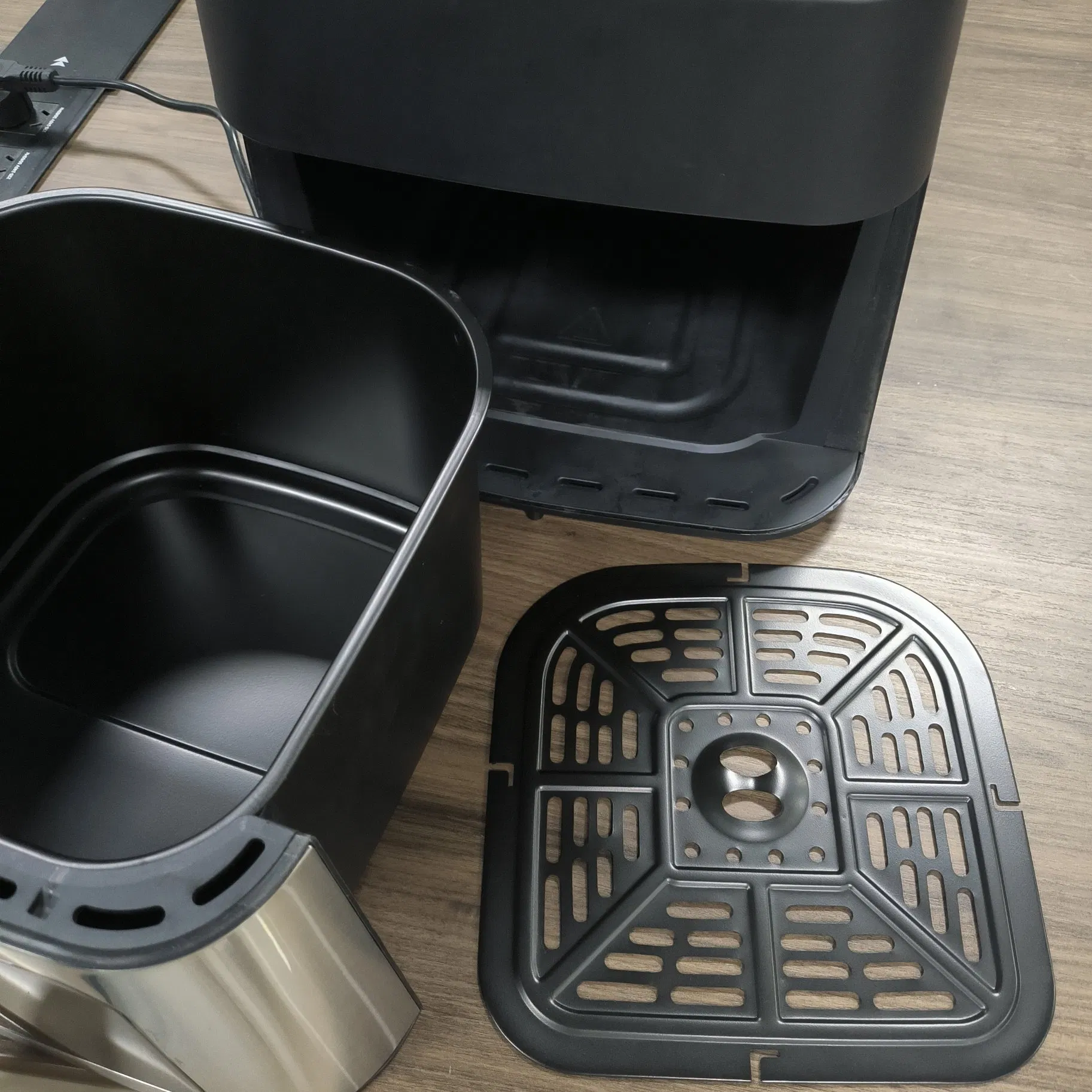 8.6L Large-Capacity Commercial 1700W Wind Speed Hot 360° Oil-Free Circulation Restaurant Bubble Tea Shop Special Air Fryer