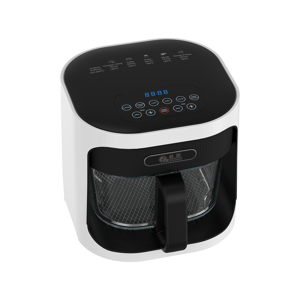 Attractive Factory Direct Selling Multi-function Touch Screen Air Fryer New Easy Clean 4.5L Electric Deep Oil-free Air Fryer