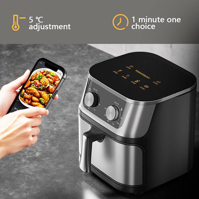 In Stock Big Capacity 10L Electric Cooker Oil Free Hot Stainless Steel Air Deep Fryer Digital Machine Oven Air Fryers