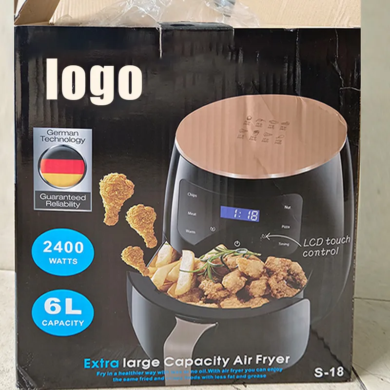 4L 1200W Air Fryer Oven with Pizza Function Multi Function Air Fryer with Rotisserie and Dehydrator Mode