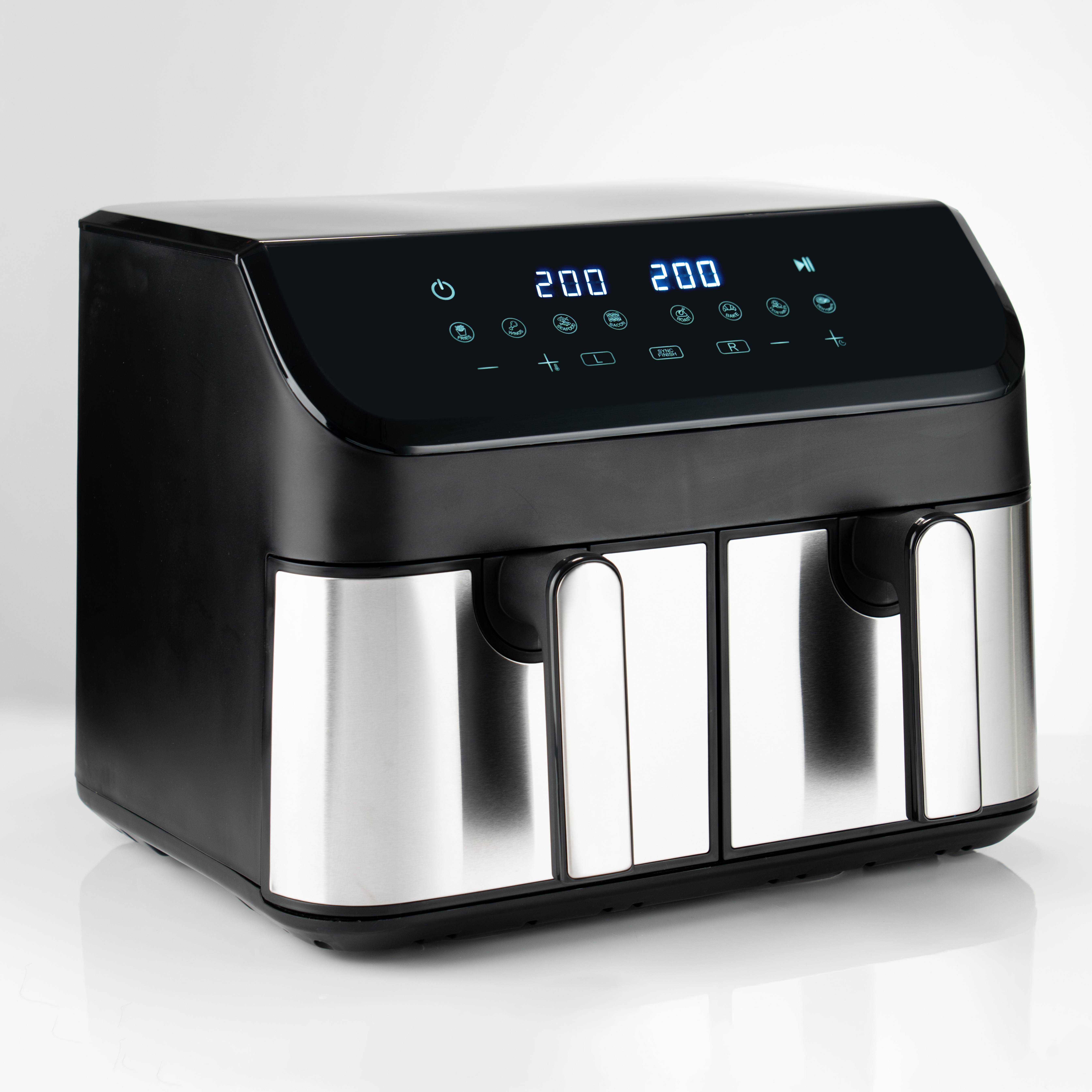 SKD CKD New Double Stack Air Fryer Digital Touch Smart Air Fryer Toaster Oven Large Capacity Multifunctional Oil Free Air Fryer