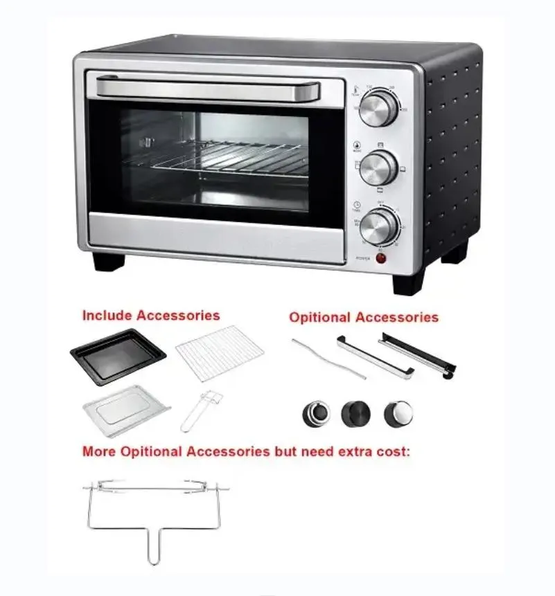 16L Convection Electric Air Fryer with Rotisserie Detail View 2