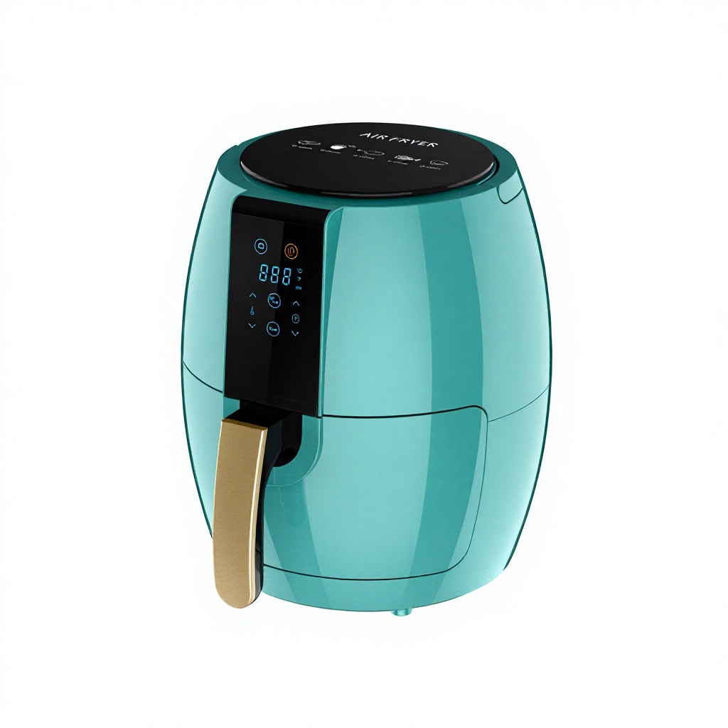 Classic Household 3L 4L Capacity Smart Touch Screen Electric Plastic Digital Control 1500W Heating Power Compact Size Air Fryer