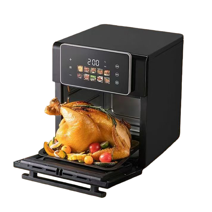 10L/12L Large Capacity Square Electric Air Fryer Oven - Digital Control Smoke-Free Multifunctional for Household