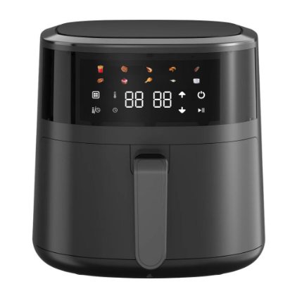 Factory Price Black 4.5L Plastic Digital Touch Screen Modern Electric Oil Free Rapid Household Air Fryer