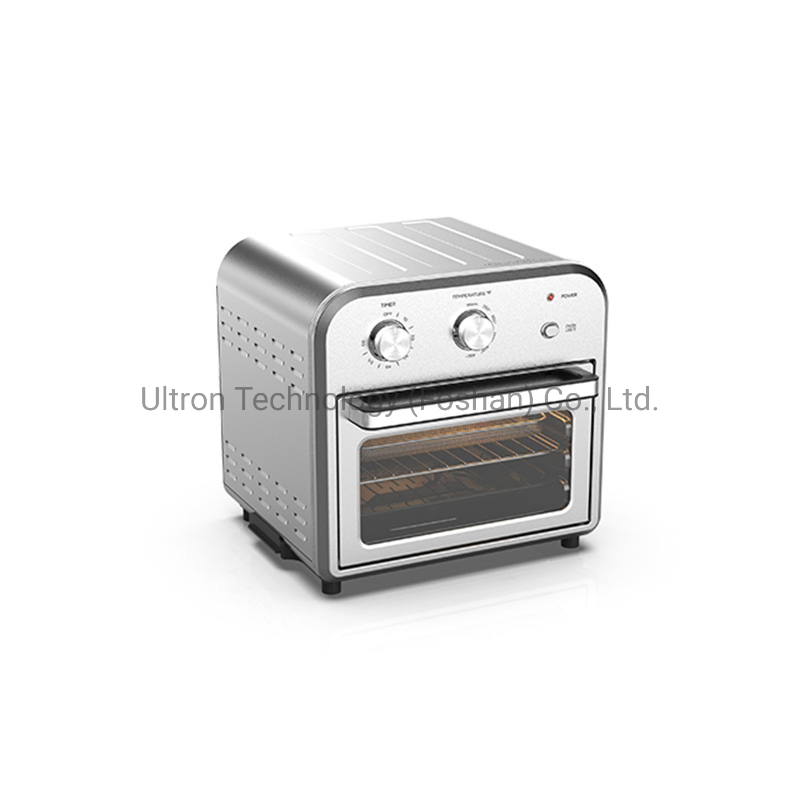 10L Stainless Steel Finish Air Fryer Toaster Oven Air Fryer with Rotisserie