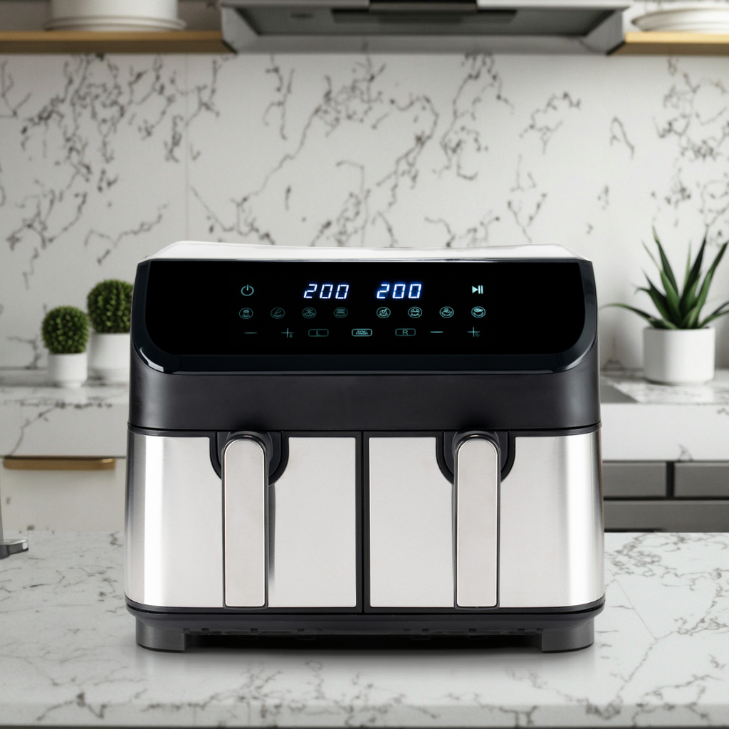 Professional 9L Digital Air Fryer Double Drawer Freidora De Aire Kitchen Appliances Dual Air Fryer With Good Price
