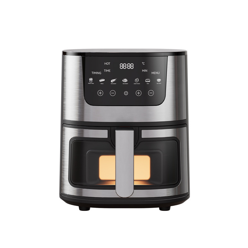 Custom Logo Manufacturer Home Kitchen Easy Cooking Nonstick 8l Smart Electric Digital Touch Screen Air Fryer