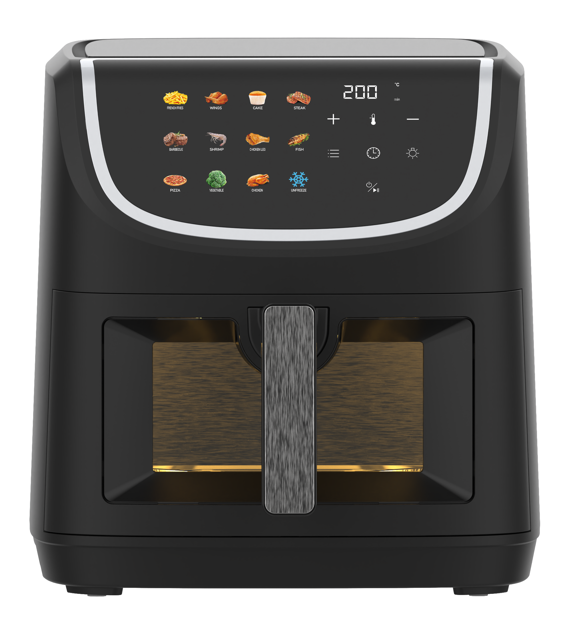 Wholesale Digital Control Air Fryer Oven 1800W Touch Screen Multifunctional for Home Kitchen