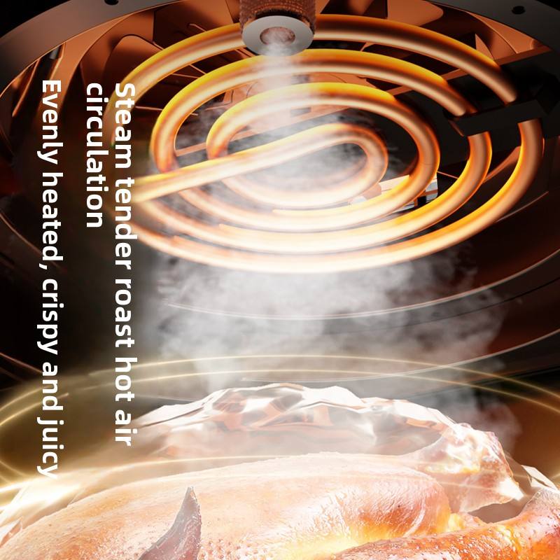 15L Modern Plastic Digital High-quality Smart Electric Air Fryer Touchscreen Display Visible Steam WIFI Oven