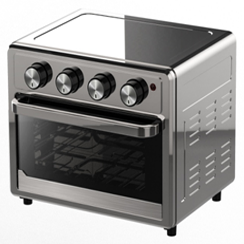 Biggest Family Party Size 23L Stainless Steel Multifunctional Electric Air Fryer Oven with Overheat Protection Non-Stick Surface