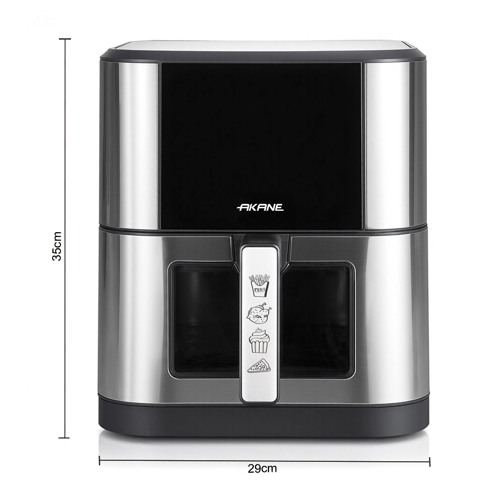 Raf 1500w Air Fryer 6l Compact Digital Smart Control Oil Free Hot Air Cooker For Modern Home Kitchens