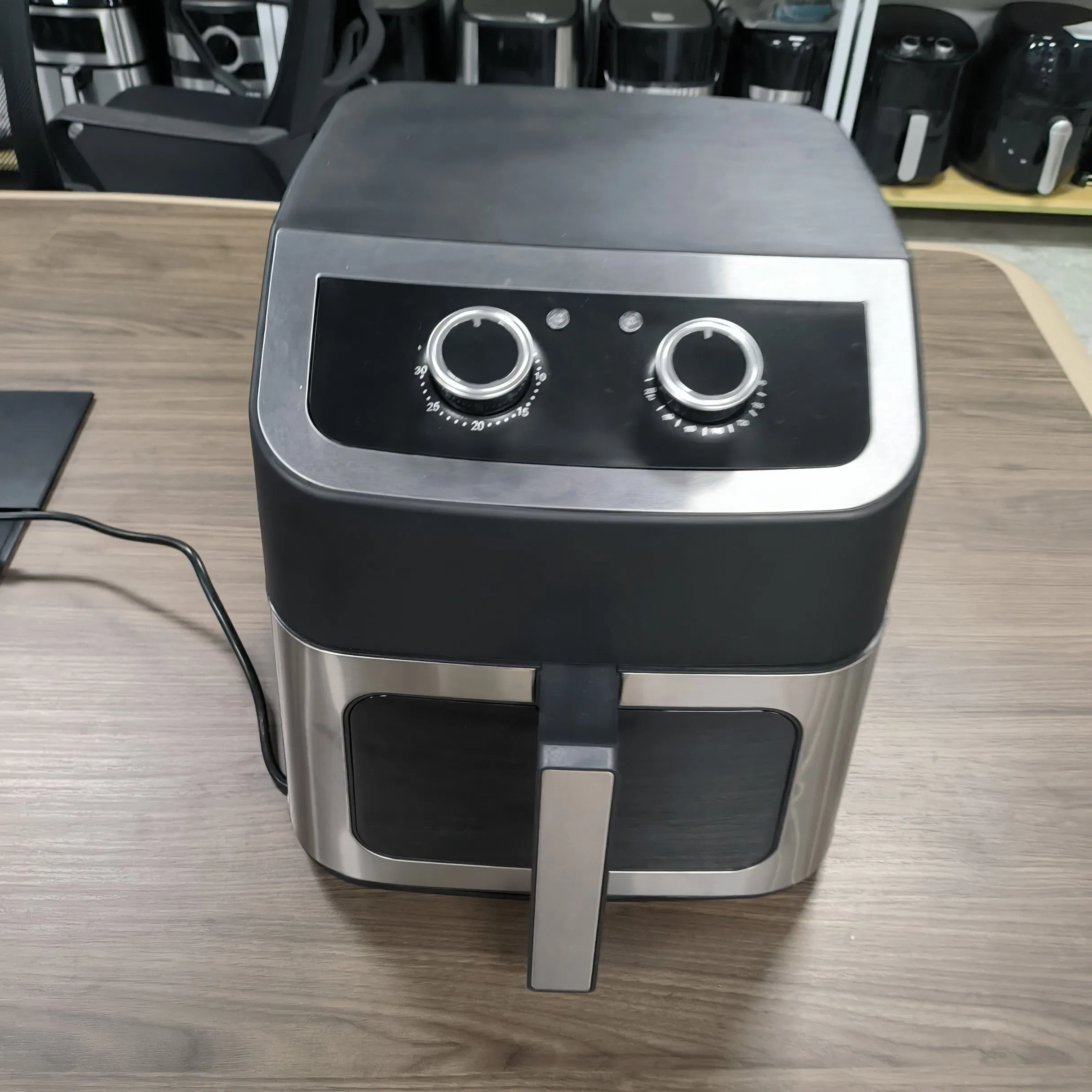 8.6L Large-Capacity Commercial 1700W Wind Speed Hot 360° Oil-Free Circulation Restaurant Bubble Tea Shop Special Air Fryer