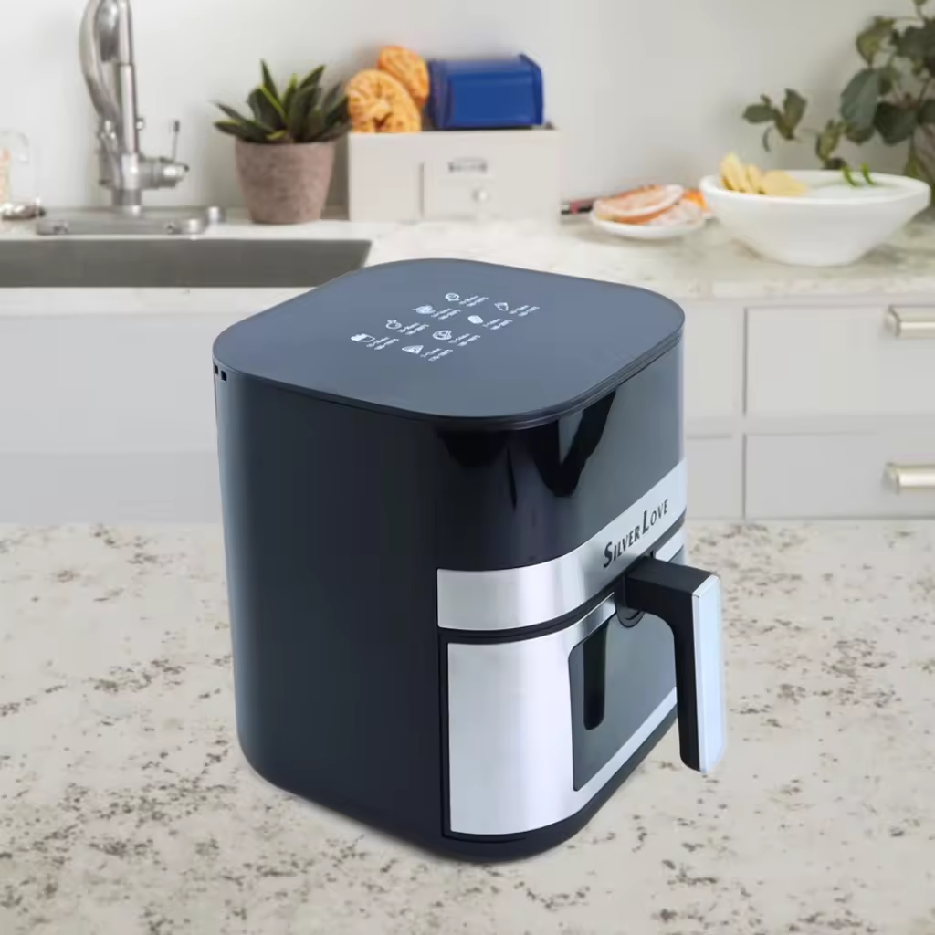 PBT Material Large Capacity Modern Square Air Fryer Oven for Household Car Outdoor for Chef &amp; Hotel Electric Power Source