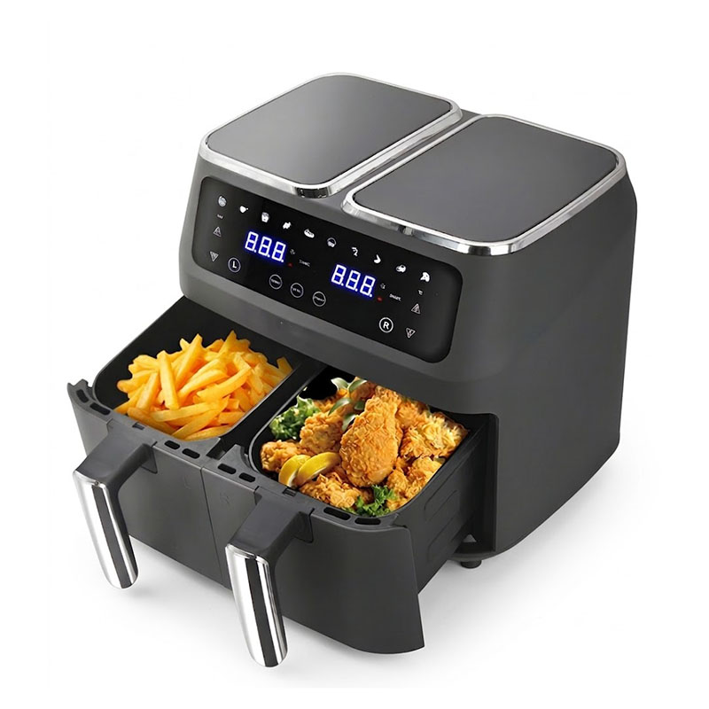 Modern Compact Mini Electric Air Fryer Plastic LCD Display 029A Oil Free Easy Clean Smart Appliance Healthy Cooking Hotel