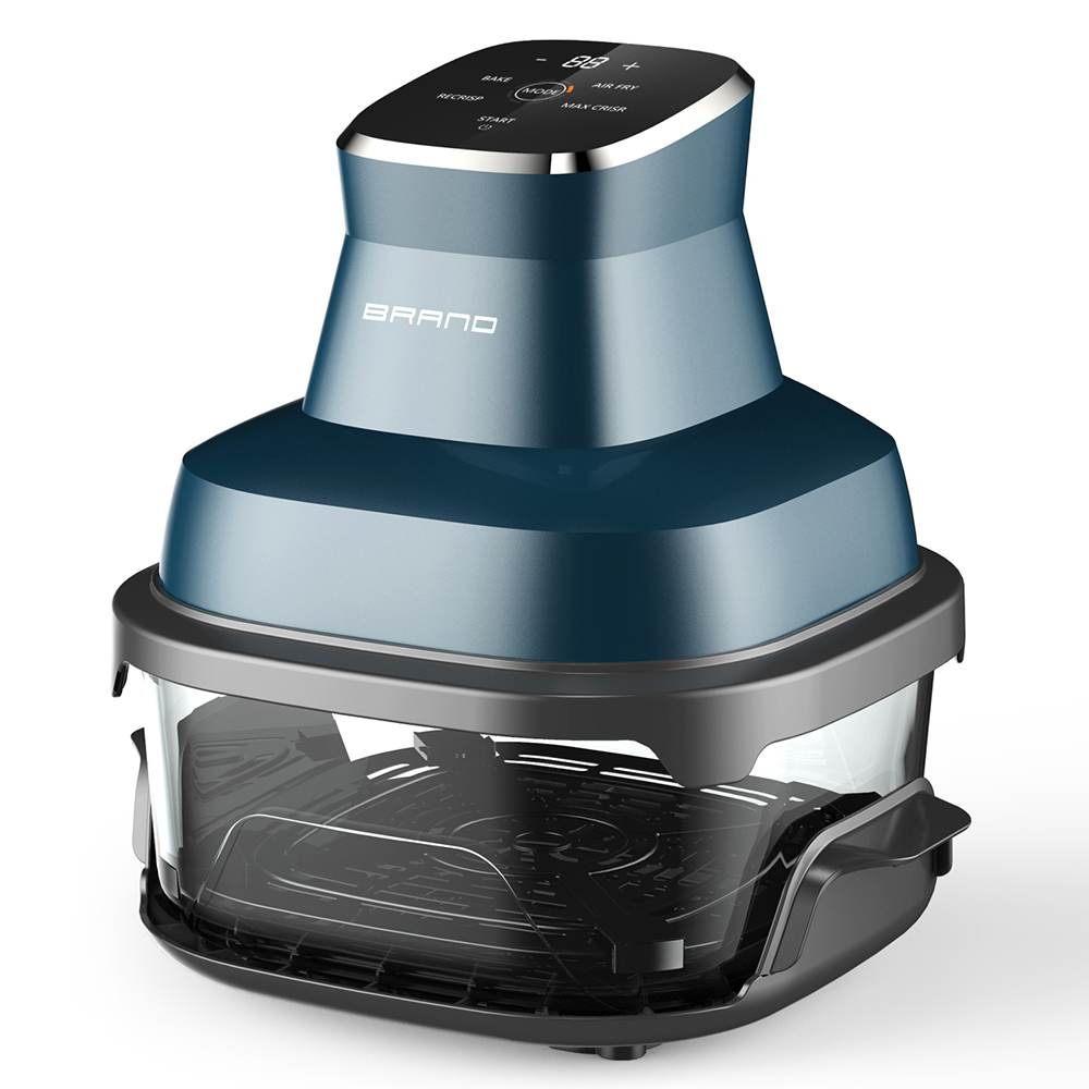 Anbolife Visible Glass Pot Air Fryer Factory air Fryer 4L Healthy Oil Free Glass Pot Air Fryer Oven
