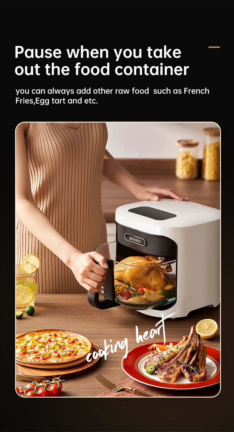 Attractive Factory Direct Selling Multi-function Touch Screen Air Fryer New Easy Clean 4.5L Electric Deep Oil-free Air Fryer