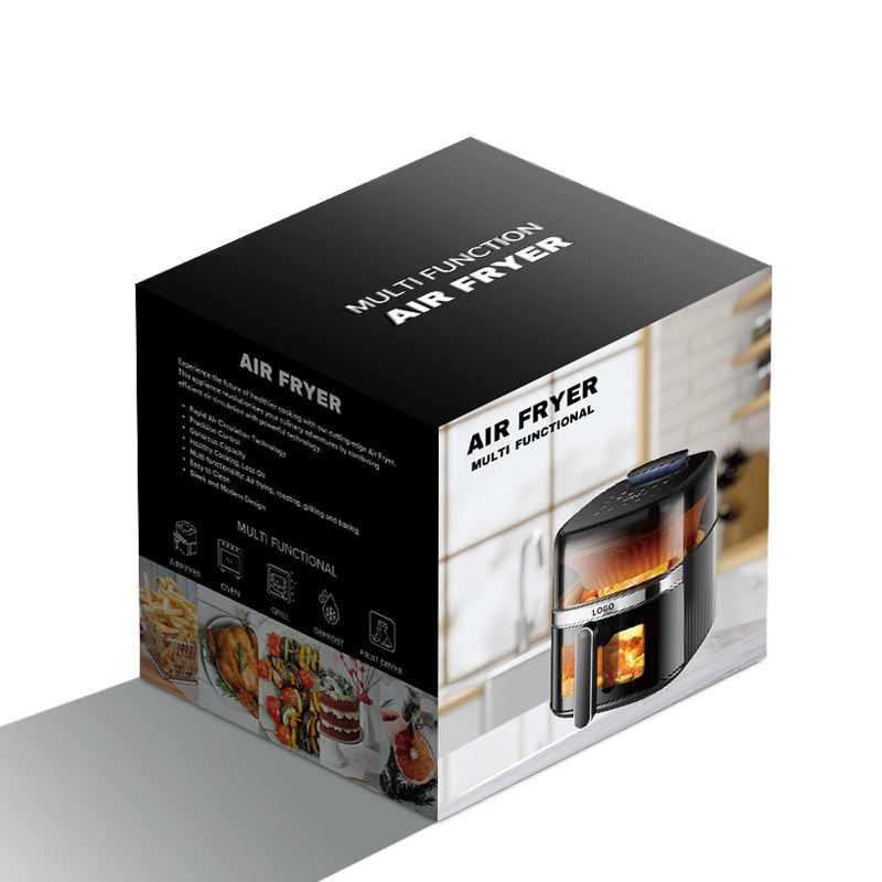New Design 110v 220v Customize Digital Control Plastic 6L Household Electric Air Fryer Oven