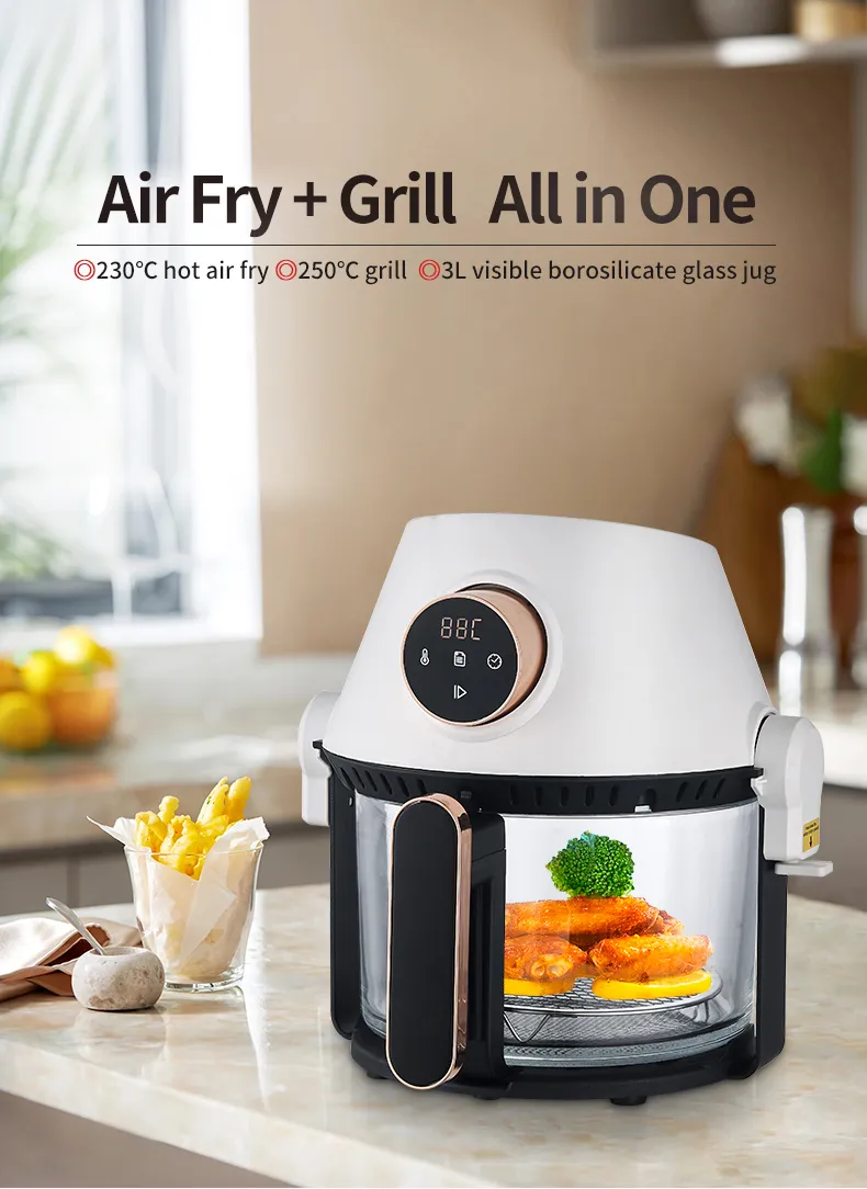 Commercial Air Fryer Digital Control Healthy French Fries Freidora De Aire Kitchen Appliances