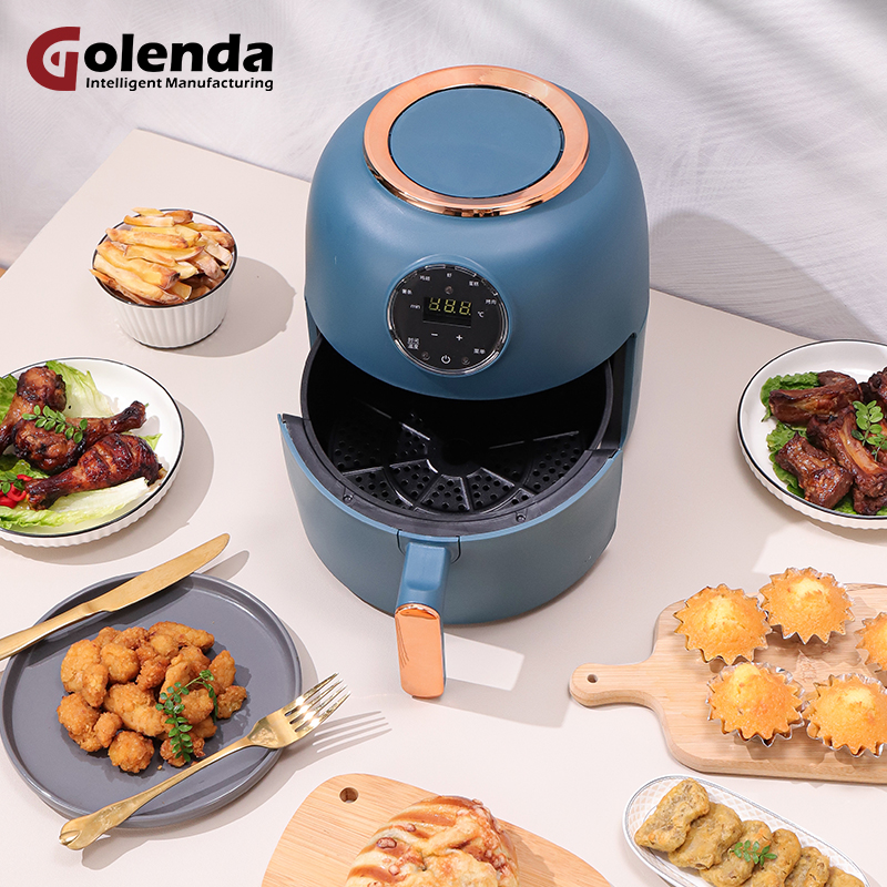 Modern Digital Screen Oil-Free Air Fryer Oven Non-Stick Basket for Household RV Use Electric Power Source Durable Plastic