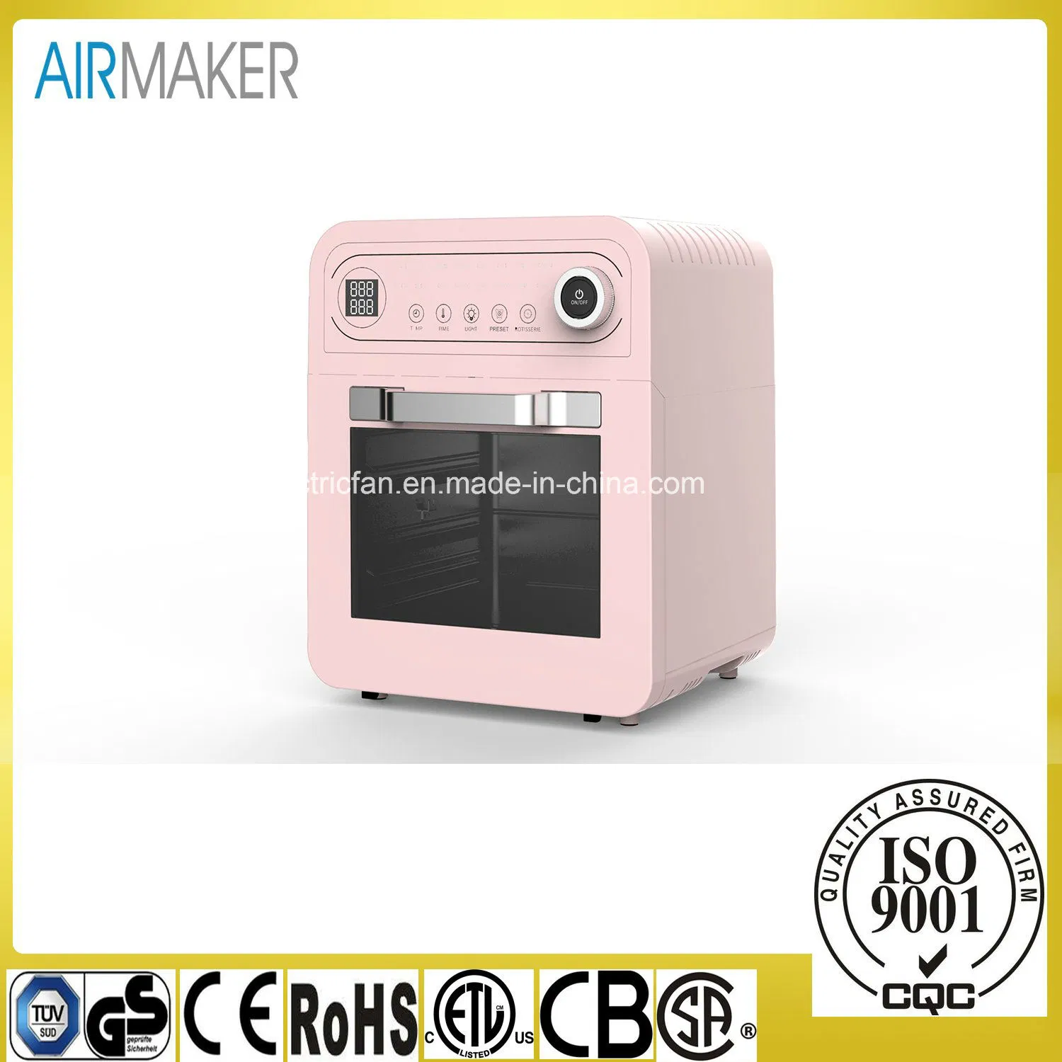2022 New Designed Air Fryer Convection Toaster Oven with Rotisserie