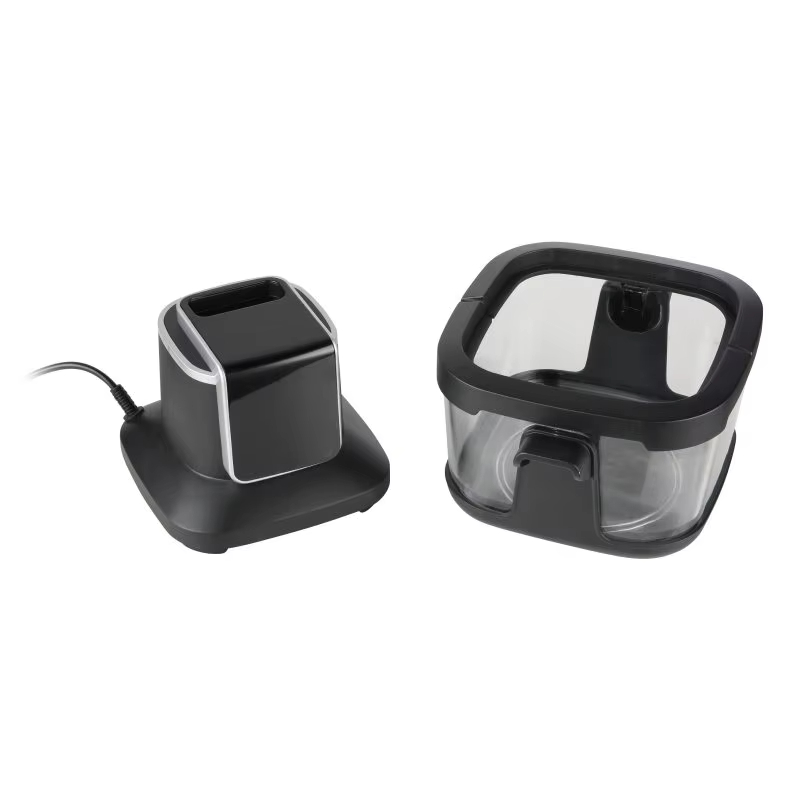 Multi-functional 1800W Digital Control Portable 6L Glass Pot Air Fryer with Folding LED Display