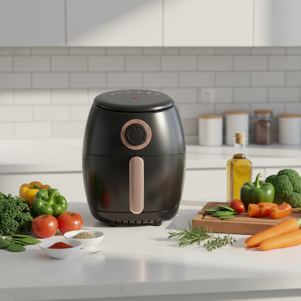 Electric Classic Mechanical Air Fryer 2L Mini Oil-Free Baking Rapid Heating Energy Saving High Quality Household