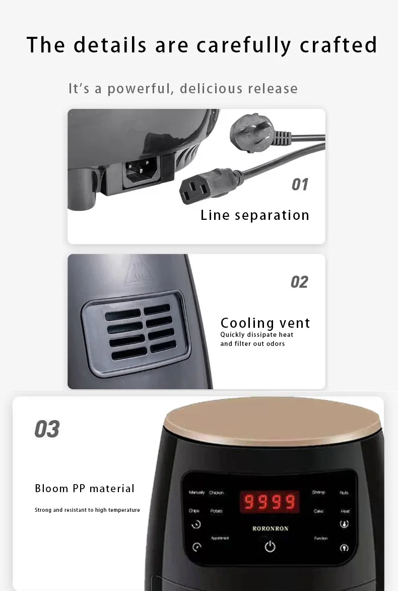Cooking Presets Display